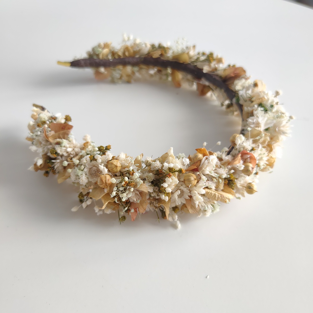 Diadema de flores para boda, para novia o invitada